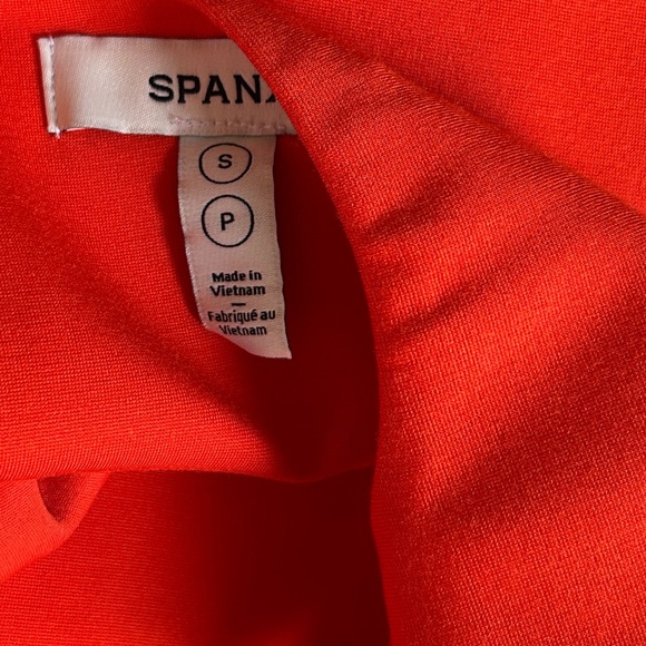 NWOT Spanx Ponte Midi Tank Dress Classic Sleeveless Shapewear Poppy Red Sz S - Picture 12 of 15